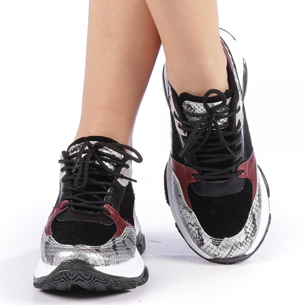 Γυναικεία αθλητικά παπούτσια Andra μαύρα, 5 - Kalapod.gr